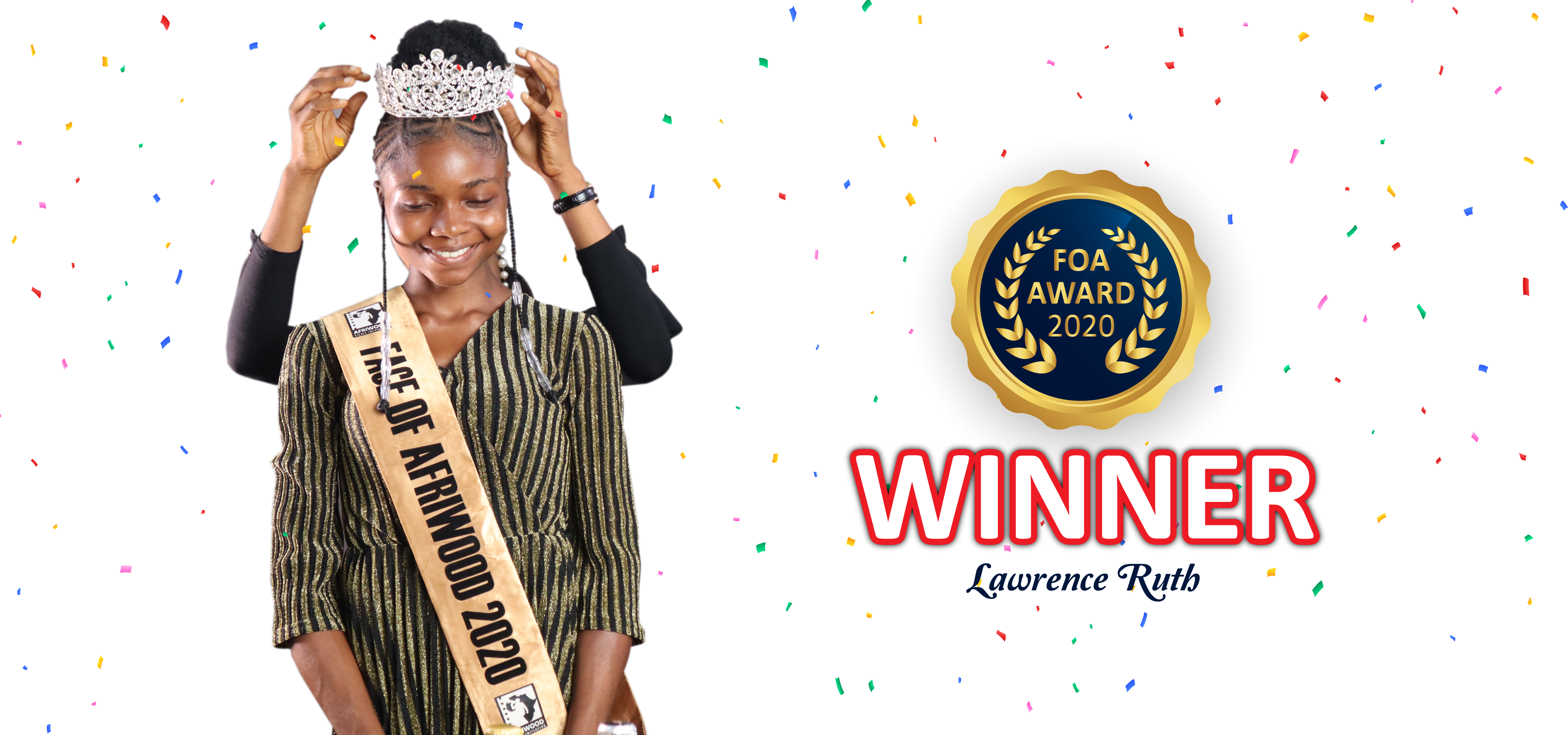 Face Of Afriwood 2020 Banner